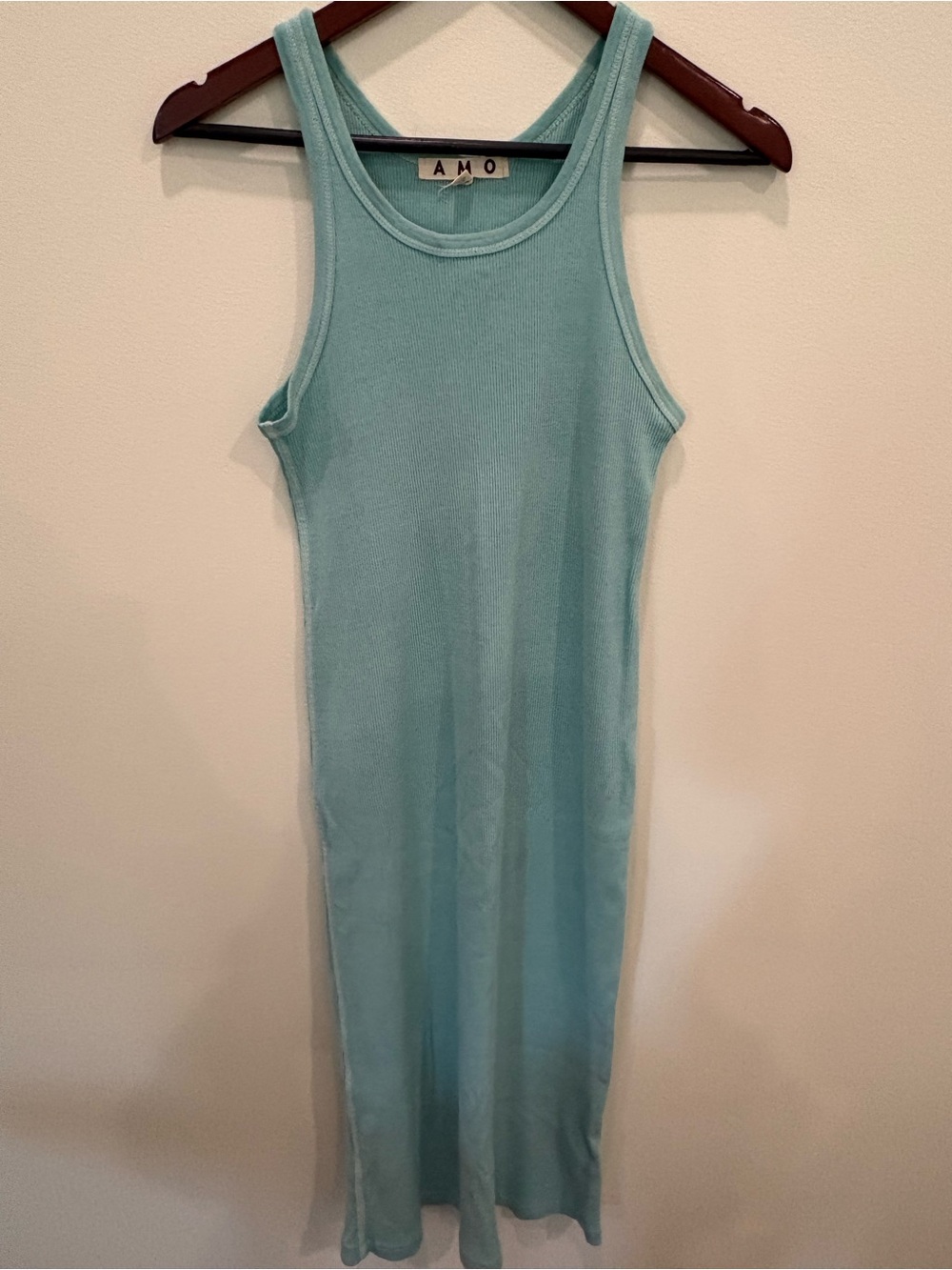 AMO Ribbed Tank Midi Dress - S